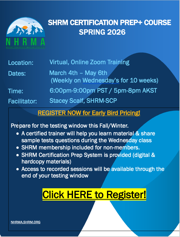 NHRMA SHRM Prep Course+ 2026